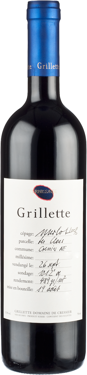 Le Clou Vernissage Merlot Vin de Pays Romand