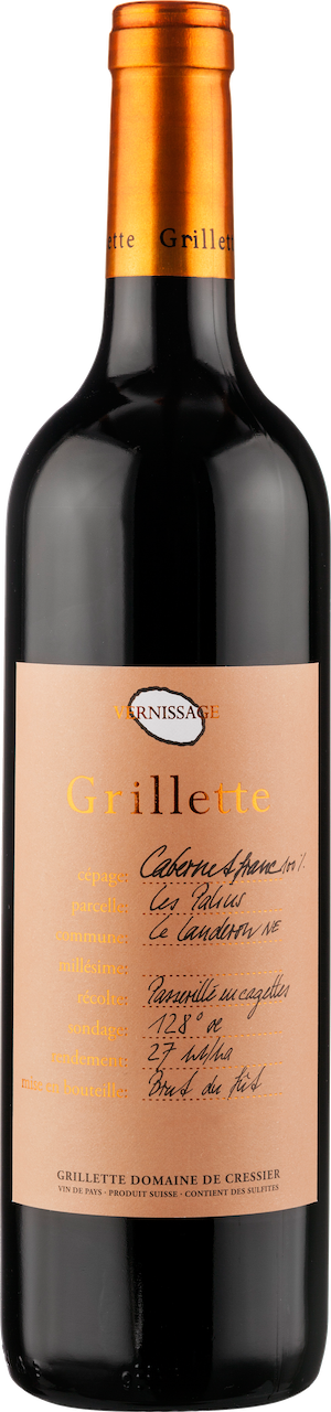 Passerillé Vernissage Cabernet Franc Vin de Pays Romand