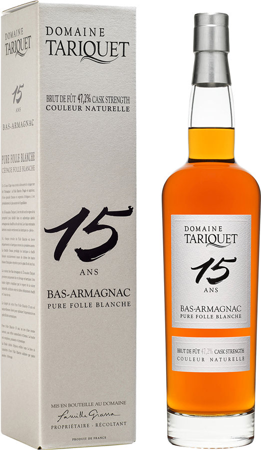 15 ans Brut de fûts Pure Folle Blanche Bas-Armagnac AOC